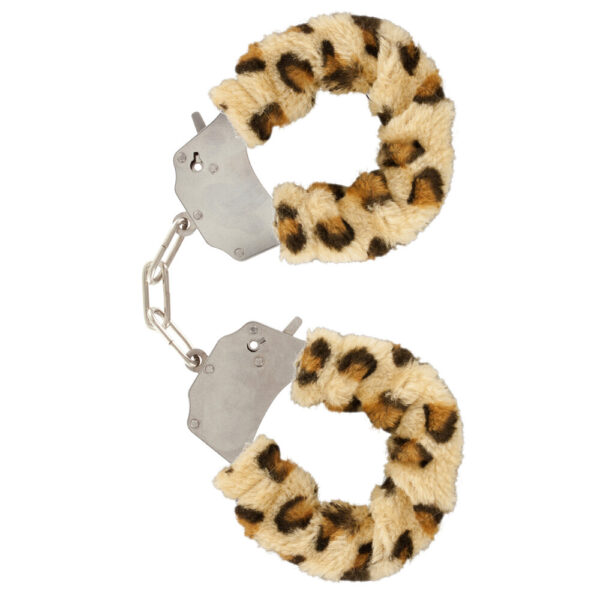 ToyJoy Furry Fun Wrist Cuffs Leopard