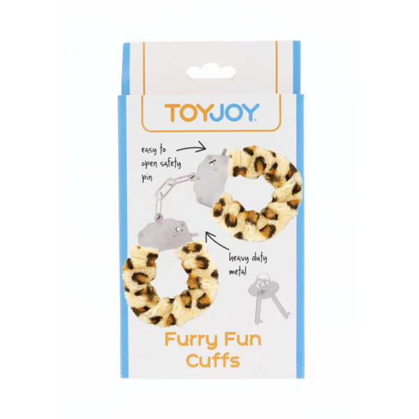 ToyJoy Furry Fun Wrist Cuffs Leopard