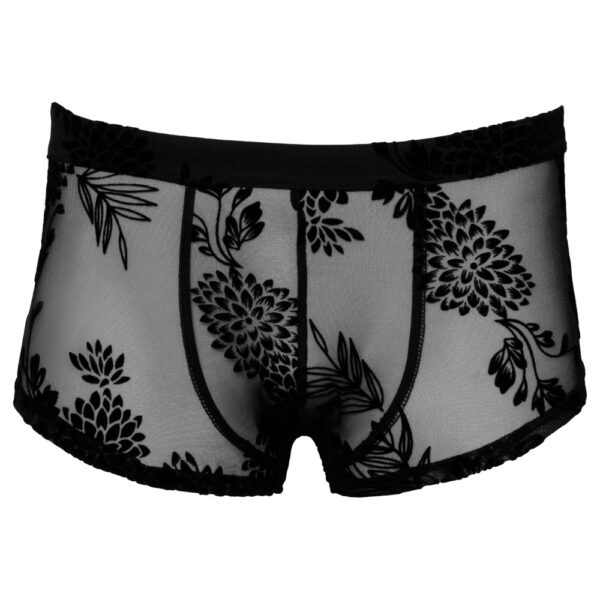 Noir Sheer Floral Lace Pants