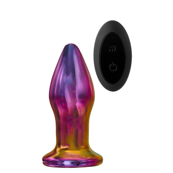 Glamour Glass Remote Control Butt Plug