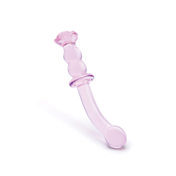 Glaze Glass Rosebud GSpot Dildo