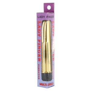 Lady Finger Mini Vibrator Gold