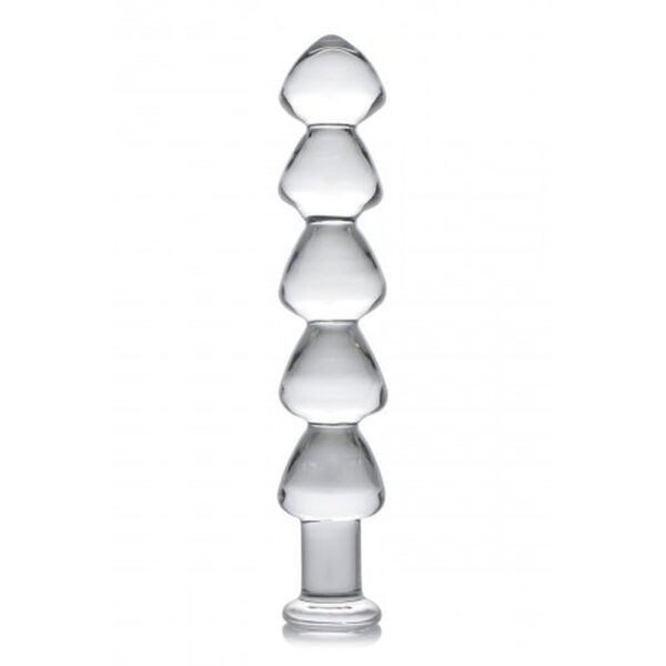 Master Series Drops Anal Links Glass Dildo