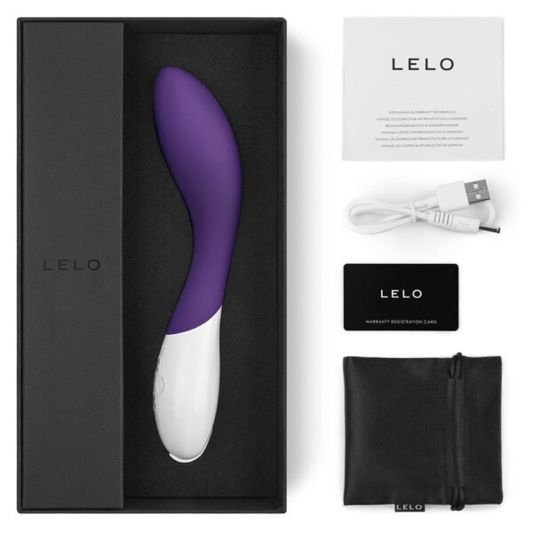 LELO MONA 2 Electric Vibrator for G-Spot Stimulation, Purple – Wireless Erotic Massage Stick (1 Year Warranty)