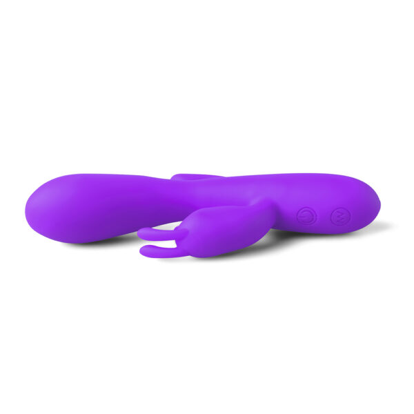 Double Bunny 12 speed Silicone Vibe Purple