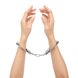 Me You Us Premium Heavy Duty Metal Bondage Handcuffs