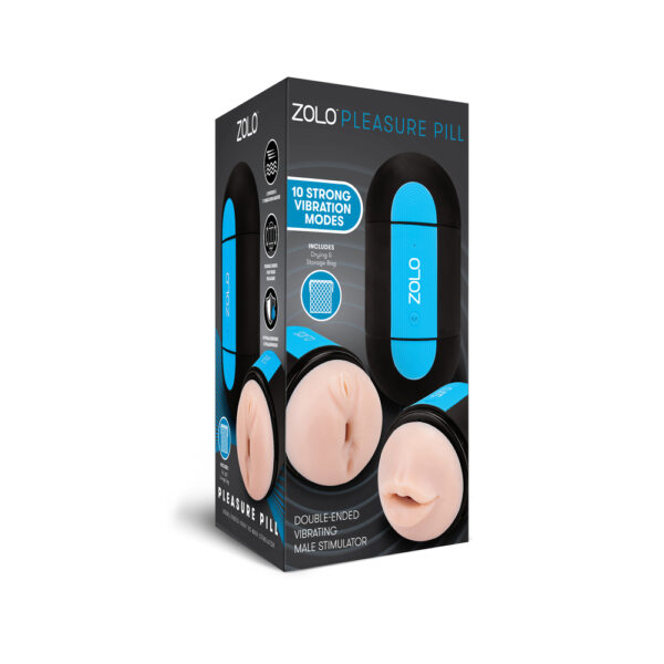 Zolo Pleasure Pill Double Ended Vibrating Masturbator