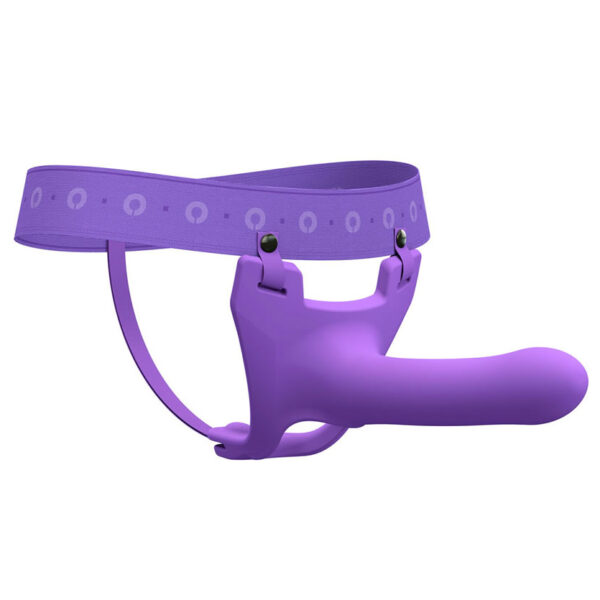 Zoro Silicone Strap on System With Waistbands Purple 5.5 Inch